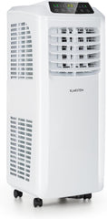 Klarstein Mobile Klimaanlage mit Abluftschlauch, 3-in-1 Klimagerät mit Ventilator & Luftentfeuchter, Kleine & Portable Klimaanlage für Wohnung & Büro, mit Nachtmodus & App-Steuerung, 7000 BTU