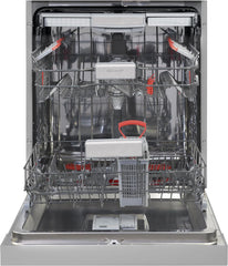 Sharp Unterbau-Geschirrspüler | Spülmaschine 60 cm | 14 Maßgedecke | 8 Programme | AquaStop | Auto-Door | Inverter Motor | AquaGlide + WaterBlade | leise 44 dB | EEK B | QW-NA25GU44BS-DE