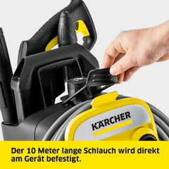 Kärcher Hochdruckreiniger K 7 Premium Power Home, Druck: 180 bar, Durchfluss: 600 l/h, Flächenleistung: 60 m²/h, Leistung: 3.000 W, Schlauchtrommel, mit Pistole, Dreckfräser, Strahlrohr