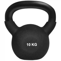HOMCOM Kugelhantel Kettlebell zweihändig nutzbar bodenschonend