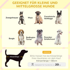 PawHut Hundehütte Outdoor aufklappbares Dach wetterfest Massivholz