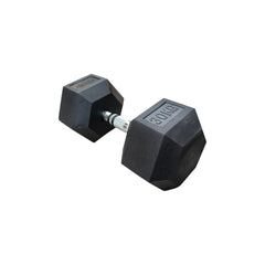 POWRX Hexagon-Kurzhantel, gummiert, 1x 30 kg - B-Ware sehr gut