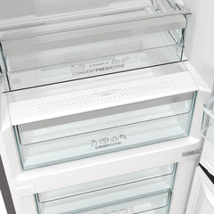 Gorenje N 619EAW4 Kühl-Gefrier-Kombination / LED Display / 186 cm / 300 l / NoFrostPLus / Gemüsefach mit Feuchteregler / FastFreeze / weiß
