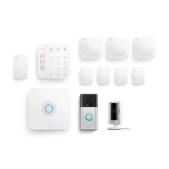 Alarm-Set + Innenkamera 2. Gen + Akku-Videotürklingel im Paket - L