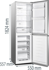 Gorenje N 619EAW4 Kühl-Gefrier-Kombination / LED Display / 186 cm / 300 l / NoFrostPLus / Gemüsefach mit Feuchteregler / FastFreeze / weiß