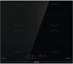 Gorenje GI6401BCE Induktions-Kochfeld / 60 cm/TouchControl/PowerBoost/Timer/ChildLock/Restwärmeanzeige/Schwarz