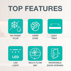 Gorenje N 619EAW4 Kühl-Gefrier-Kombination / LED Display / 186 cm / 300 l / NoFrostPLus / Gemüsefach mit Feuchteregler / FastFreeze / weiß