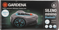 Gardena Mähroboter SILENO minimo 250 m²: intelligenter Rasenmäher mit optimaler Konnektivität, mit Gardena Bluetooth App programmierbar, DE-Version (15201-20)