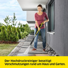 Kärcher Hochdruckreiniger K 4 Power Control Flex Home, Druck: max. 130 bar, Fördermenge: 420 l/h, Fläche: 30 m²/h, Wasserfilter, Gewicht: 11,5 kg, Hochdruckpistole, Dreckfräser, Strahlrohr, Home Kit