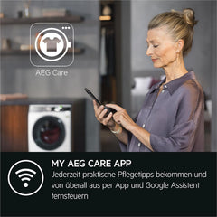 AEG L7WBA60680 Waschtrockner / DualSense - schonende Pflege / 8 kg Waschen / 5 kg Trocknen / D / energiesparend / Mengenautomatik / Nachlegefunktion / ProSteam - Auffrischfunktion / 1600 U/min Weiß