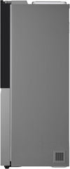 LG GSGV81PYLL Side by Side Kühlschrank, Klasse E, 635 L, Instaview, Kühlschrank mit Gefrierfach, Eis-, Crushed Ice- Wasserspender, Total NoFrost, Smart Inverter Kompressor, Wi-Fi