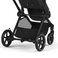 CYBEX Gold Kinderwagen EOS Lux 2-in-1 mit Babyschale Aton B2 i-Size und Babyschalen-Adapter, Reisesystem, Ab Geburt bis 22 kg (ca. 4 Jahre), Moon Black (Schwarz)