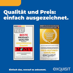 Exquisit Geschirrspüler, Spülmaschine, 45 cm Breite, Teilintegriert, 9 Maßgedecke, 9 Liter, Startzeitvorwahl, ECO-Modus, Geschirrspüler 45 cm, EGSP51009-EB-030E inox