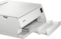 Canon PIXMA TS6350a Drucker Farbtintenstrahl Multifunktionsgerät DIN A4 (Fotodrucker, Scanner, Kopierer, OLED, 4.800x1.200 dpi, USB, WLAN, 5 separate Tinten, Duplexdruck, 2 Papierzuführungen), schwarz