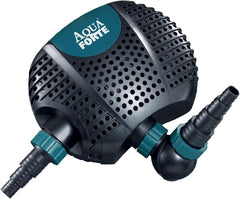 AquaForte O-20000 Plus, 200 Watt, max. Durchfluss 19 m3/Stunde, max. Förderhöhe 7 Meter, Kabellänge 10 Meter, für Wasserläufe, Wasserfälle, Springbrunnen, Filter usw, Schwarz