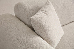 Lyke 3 Sitzer Bettsofa - Sahne
