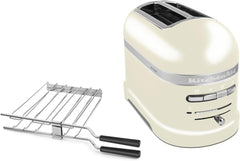 KitchenAid Toaster für 2 Scheiben mit Sandwich-Zange | Artisan | Retro Toast Machine | Verschiedene Funktionen und Bräunungsstufen | Grün