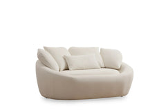 Midye 2er Sofa - Sahne
