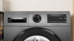 BOSCH WAN28127 Waschmaschine Serie 4, Frontlader mit 8kg Fassungsvermögen, 1400 UpM, Iron Assist, Active Water Plus, EcoSilence Drive, Speed Perfect, Weiß, 60cm