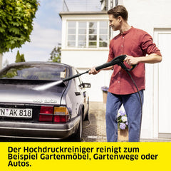 Kärcher Hochdruckreiniger K 4 Power Control Flex Home, Druck: max. 130 bar, Fördermenge: 420 l/h, Fläche: 30 m²/h, Wasserfilter, Gewicht: 11,5 kg, Hochdruckpistole, Dreckfräser, Strahlrohr, Home Kit