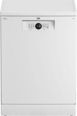 Beko BDFN26420W b300 freistehender Geschirrspüler, unterbaufhig, Platz für 14 Magedecke, Pro Inverter Motor, TrayWash, HygieneIntense, 6 Programme, WaterSafe+, Wei