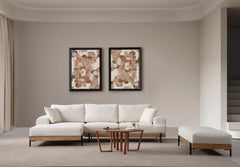 Eti Oak Left Ecksofa - Weiss