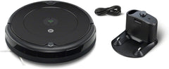 iRobot Roomba Combo Essential Saug- und Wischroboter (Y0112), leistungsstarkes Saugen und Wischen, 4-Stufen-Reinigungssystem, 3 Saugstufen, Spot-Cleaning, steuerbar über App, Tasten oder Sprache, Wei
