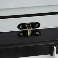 Outsunny Auto-Kühlschrank Kompressor LCD-Panel Batterieschutz Weiß