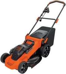 Black+Decker 2000 W 3-in-1 Elektro-Rasenmäher, 48 cm Schnittbreite, 50 L Grasfangbehälter, 1 Stück, LM2000