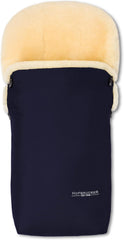 Hofbrucker Lammfell-Fußsack Putzi Kinderwagen, Buggy/Winterfußsack wind- & wasserabweisend/Warmer Fußsack Oberteil abnehmbar/echtes Lammfell/Made in Germany