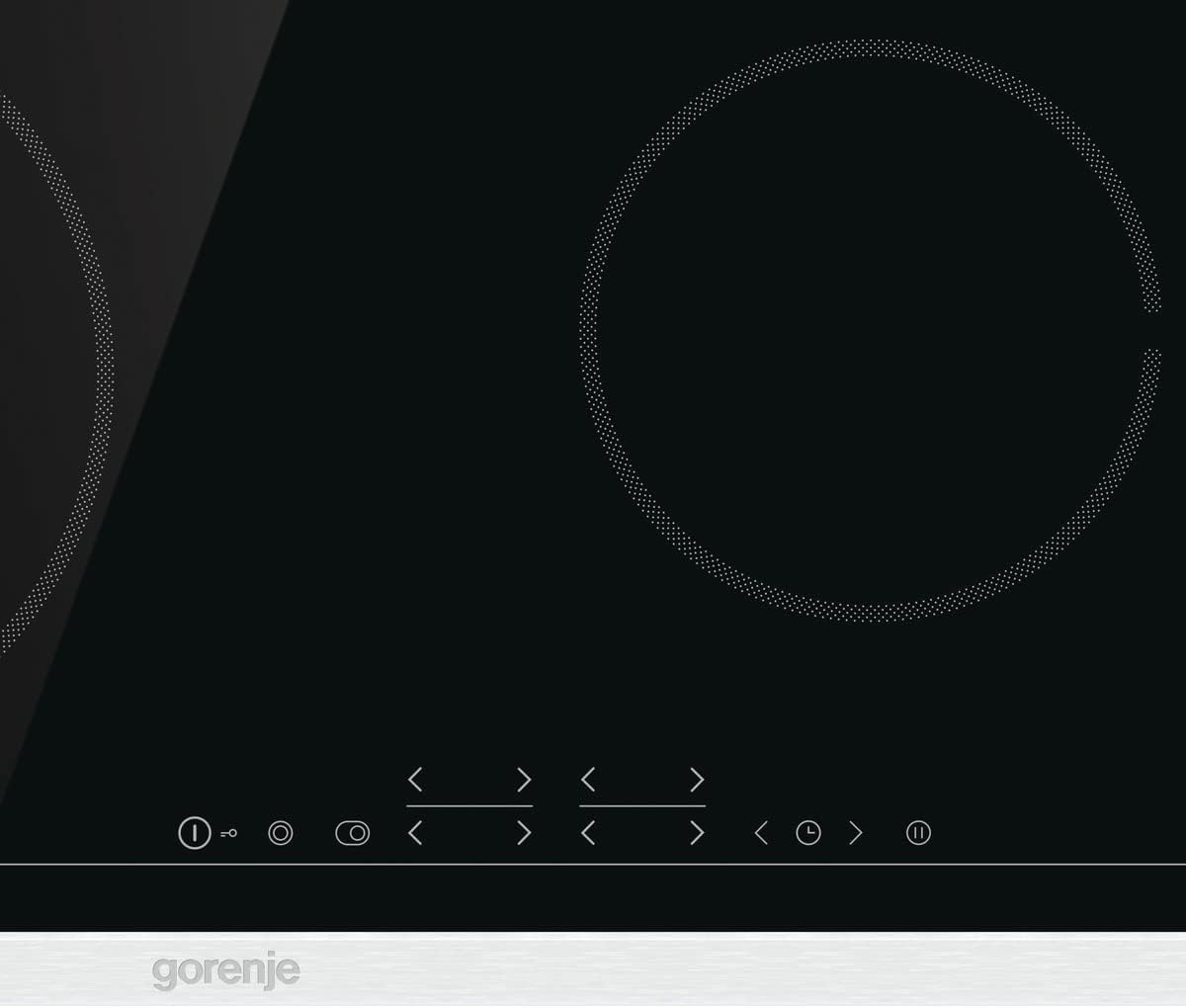 Gorenje GI6401BCE Induktions-Kochfeld / 60 cm/TouchControl/PowerBoost/Timer/ChildLock/Restwärmeanzeige/Schwarz