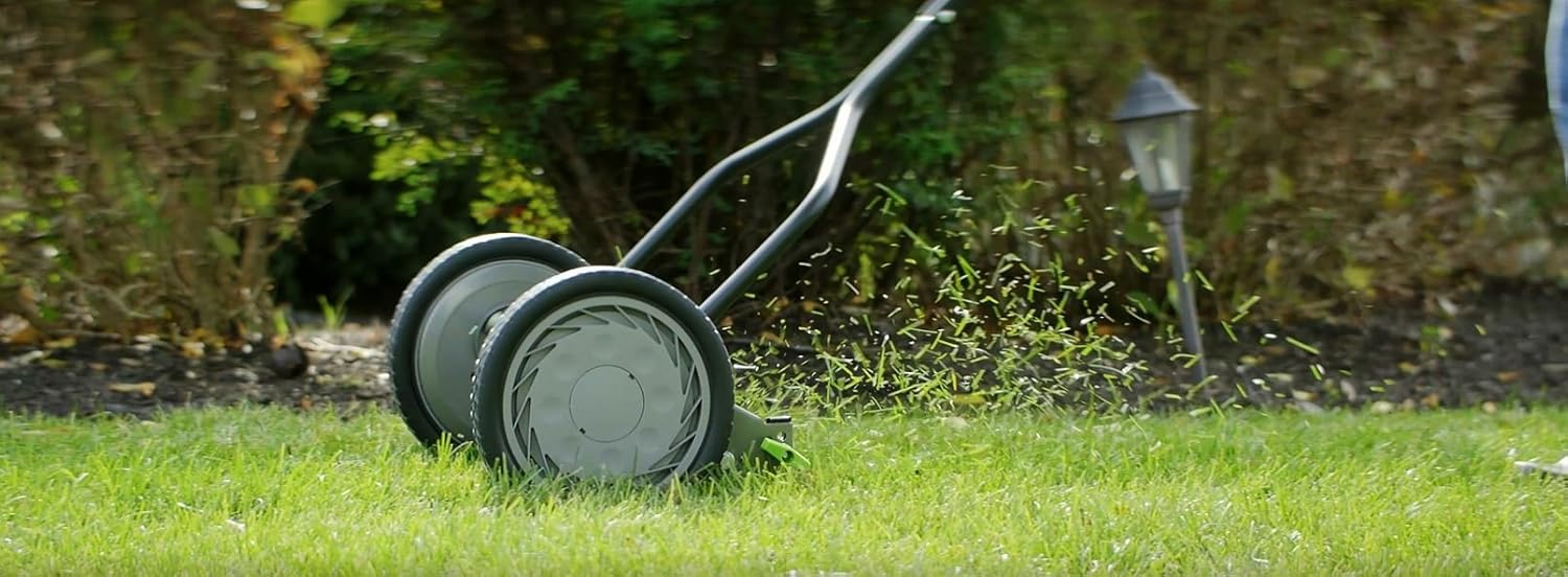 Earthwise Spindelmher 1715-16EWG, 7 Klingen, 16 mit Fangkorb
