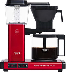 Moccamaster KBG Select, Kaffeemaschine, Retro Kaffeemaschine, Filterkaffee, Off-White, 1.25L