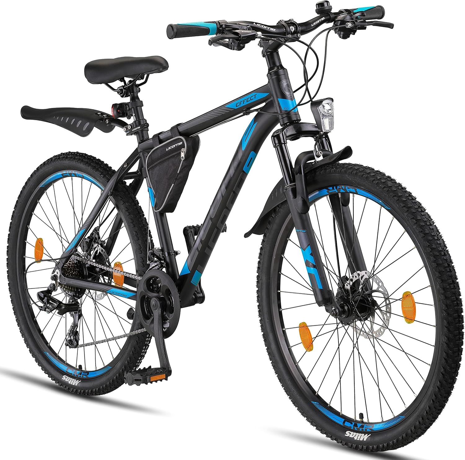 Licorne Bike Effect Premium Mountainbike Aluminium Discbremse Jungen Mädchen 21 Gang