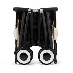 CYBEX Gold Kinderwagen Libelle mit One-Pull Harness, Von ca. 6 Monaten bis ca. 4 Jahre (max. 22 kg), Ultraleicht (nur 6 kg), Almond Beige (Beige mit taupefarbenem Rahmen)