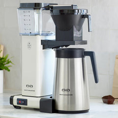 Moccamaster KBGT, Filterkaffeemaschine mit Thermoskanne, Filterkaffeemaschine, Off-White, 1.25L