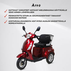 Arvo Seniorenmobil P300 Rot