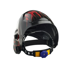 PARKSIDE® PSHL 2 D1 Automatik-Schweißhelm, mit LED, schwarz/flammig - B-Ware neuwertig
