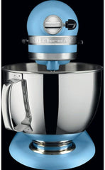 KitchenAid Küchenmaschine I Artisan I Kippbarem Food Processor I Teigknetmaschine mit 5 Zubehör | 2 Schüsseln aus Edelstahl | 4.8 L | Pistaccio