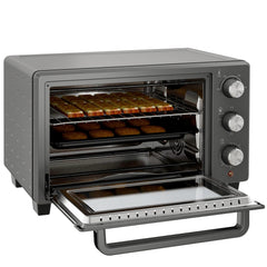 HOMCOM Minibackofen vielseitig kochen präzise Temperaturregelung Edelstahl