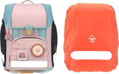 LÄSSIG 7-teiliges Schulranzen Set Kinder/School Set Boxy Unique Schwarz