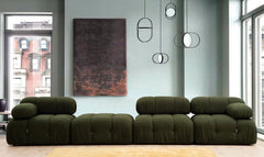 Bubble Green L1 Ecksofa - Grün