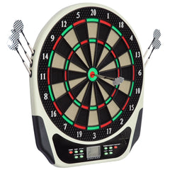 HOMCOM Elektronische Dartscheibe 18 Spiele 8 Spieler LCD Display