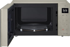 LG MH6535GIS Mikrowelle mit Inverter Technologie & Quarz Grill, 25 Liter Kapazitt, 1000 W, Automatikprogramme, einstellbare Leistungsstufen für optimales Garen und EasyClean-Funktion, Schwarz
