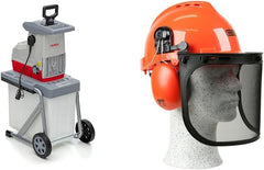 IKRA 81002880 Elektro Gartenhäcksler Walzenhäcksler ILH 3000 A, leise robust wartungsarm, Starke 3.000 Watt, Aststärke bis 44mm, 230 V