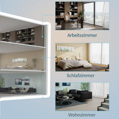 SHINCO Mobile Klimaanlage mit Abluftschlauch, 3-in-1Klimaanlage mit Luftentfeuchter&Ventilator, 7000BTU, 2,05 kW, Mobiles Klimagert mit Schlafmodus, Timer und Montagematerial, Rume bis 54m