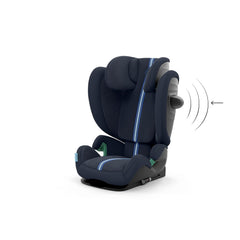CYBEX Gold Kinder-Autositz Solution G i-Fix, Für Autos mit und ohne ISOFIX, Ab ca. 3 bis 12 Jahre (100 - 150 cm), Ab ca. 15 bis 50 kg, Lava Grey