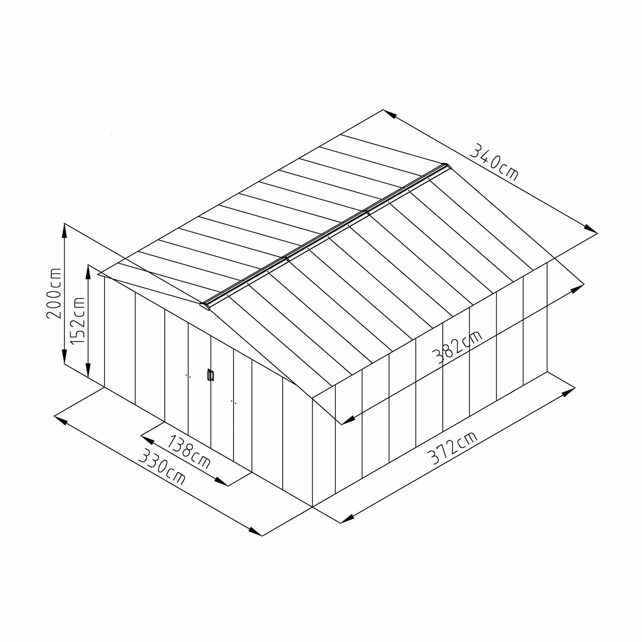 Fornorth Gerteschuppen, 12.99m2