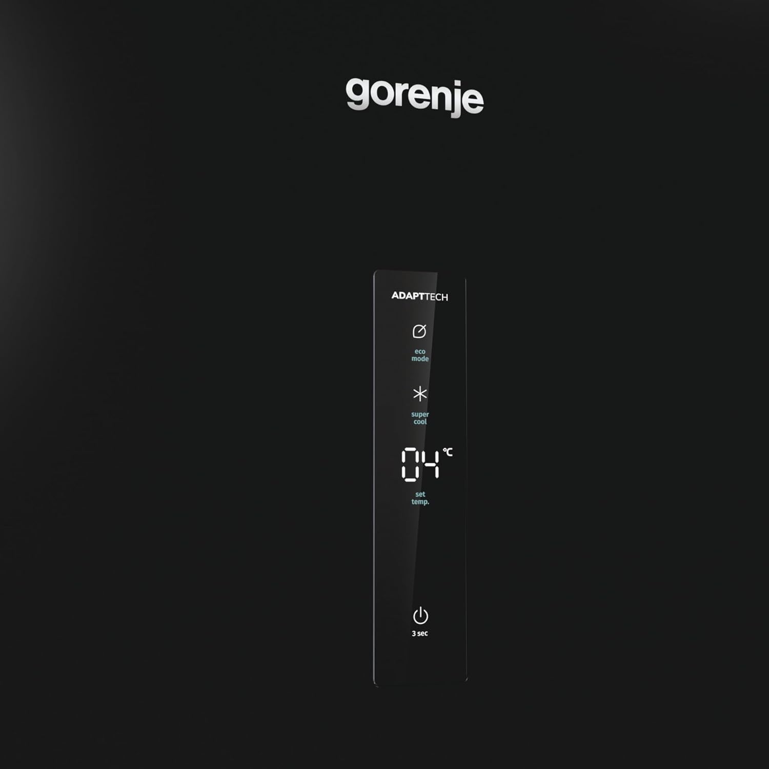 Gorenje R 619 DAXL6 Kühlschrank/AdaptTech/FreshZone/Schnellkühlfunktion/Umluft-Kühlsystem/LED Display / 398l / 185cm / EEK D/Edelstahl