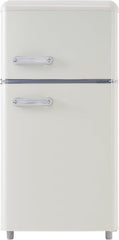 Merax Kühlschrank mit Gefrierfach, Kühl-Gefrierkombination, klein Kühlschrank mit 51L und Gefrierschrank 21L, Leise, LED, Glasablagen, Gemüsefach, Türablagen, für Küche, Wohnzimmer, Büro, Schwarz